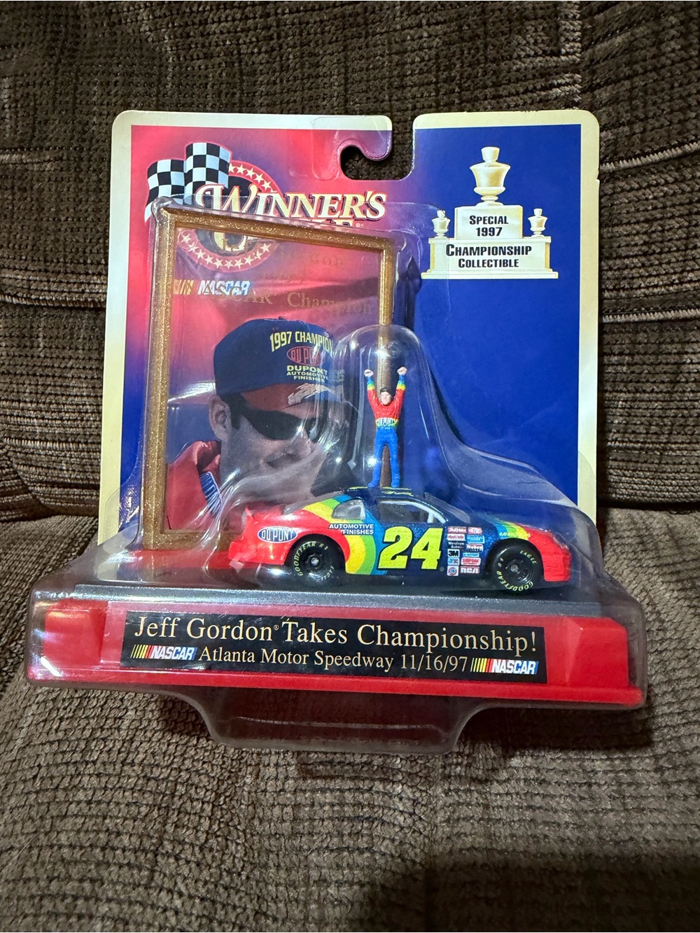 Nascar Jeff Gordon No.24 Rainbow & Red Die-Cast Championship Car
